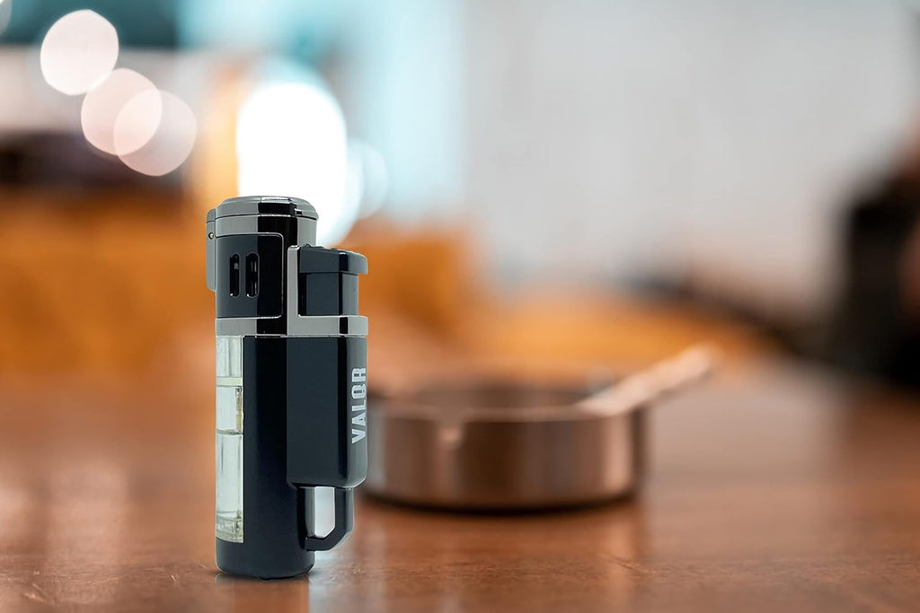 VALOR Quad-Jet Torch Lighter | Massive 4-Flame Power | Built for the Bold